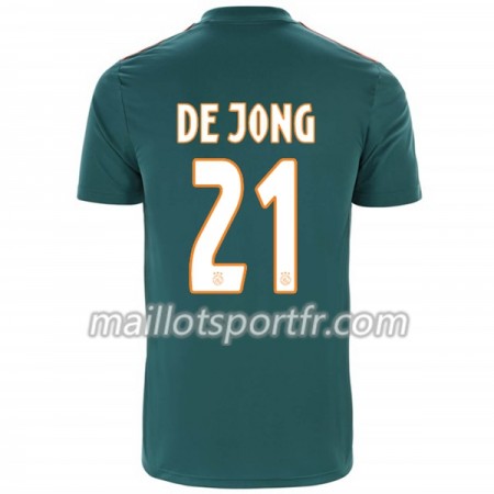 Maillot de Foot Ajax Amsterdam Frenkie de Jong 21 Extérieur 2019/20